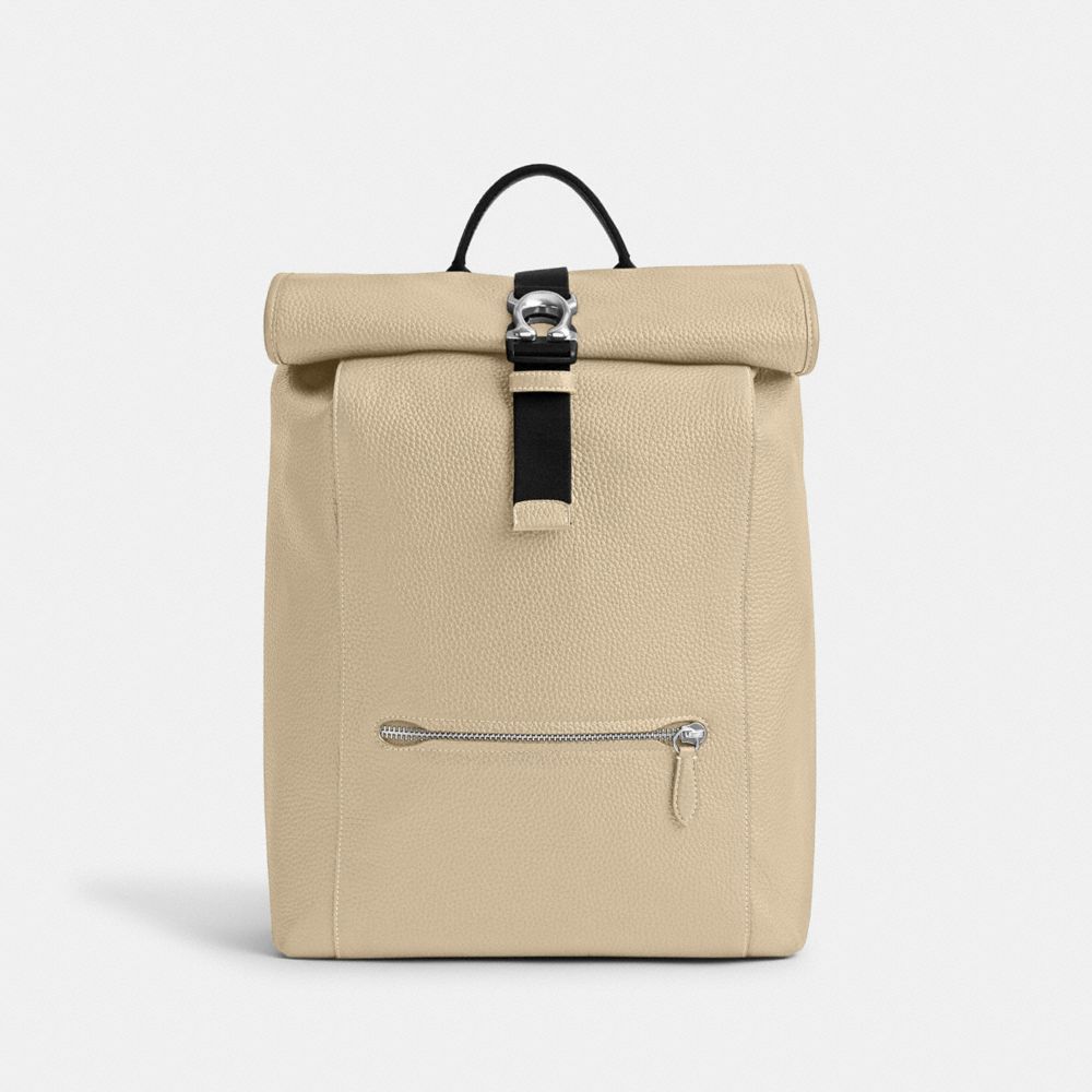 Coach Beck Roll Top Backpack Branco | COH865471