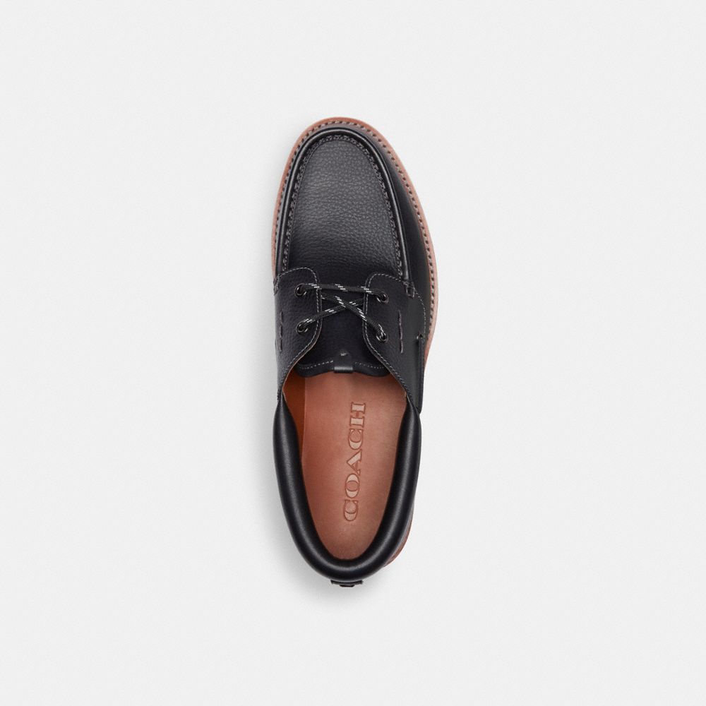 Coach Benson Boat Shoe Pretas | COH866823