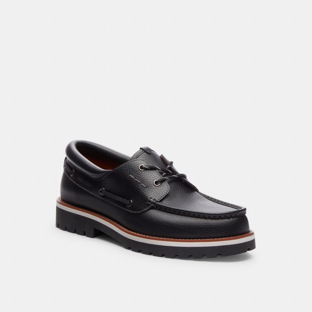 Coach Benson Boat Shoe Pretas | COH866823