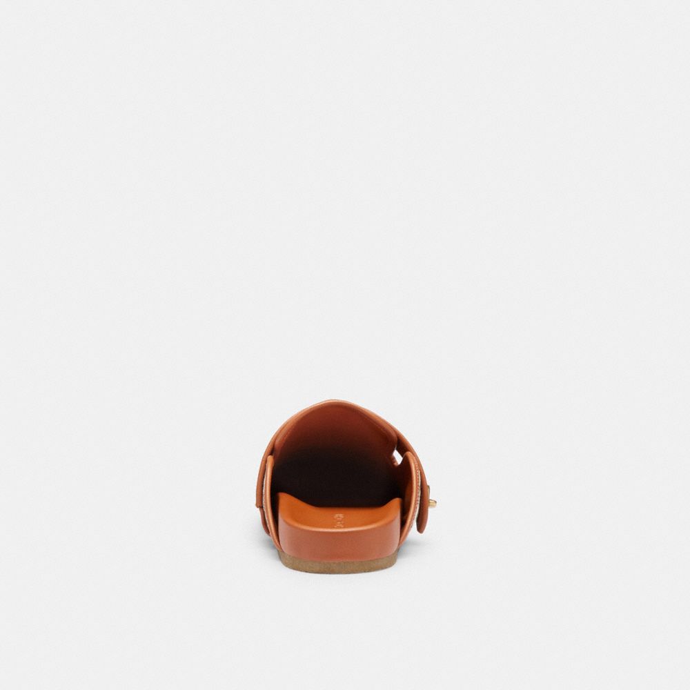 Coach Blake Clog In Signature Textile Jacquard Marrom | COH865807