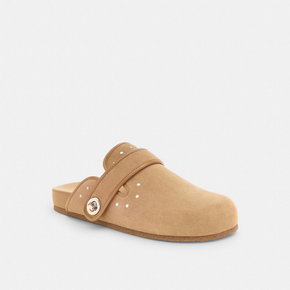 Coach Blake Clog With Rivets Bege | COH865779