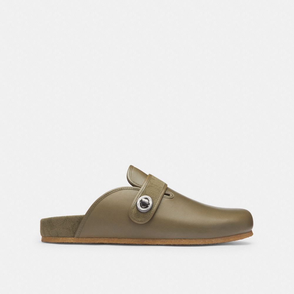 Coach Blake Clog With Signature Canvas Jacquard Verdes | COH866845