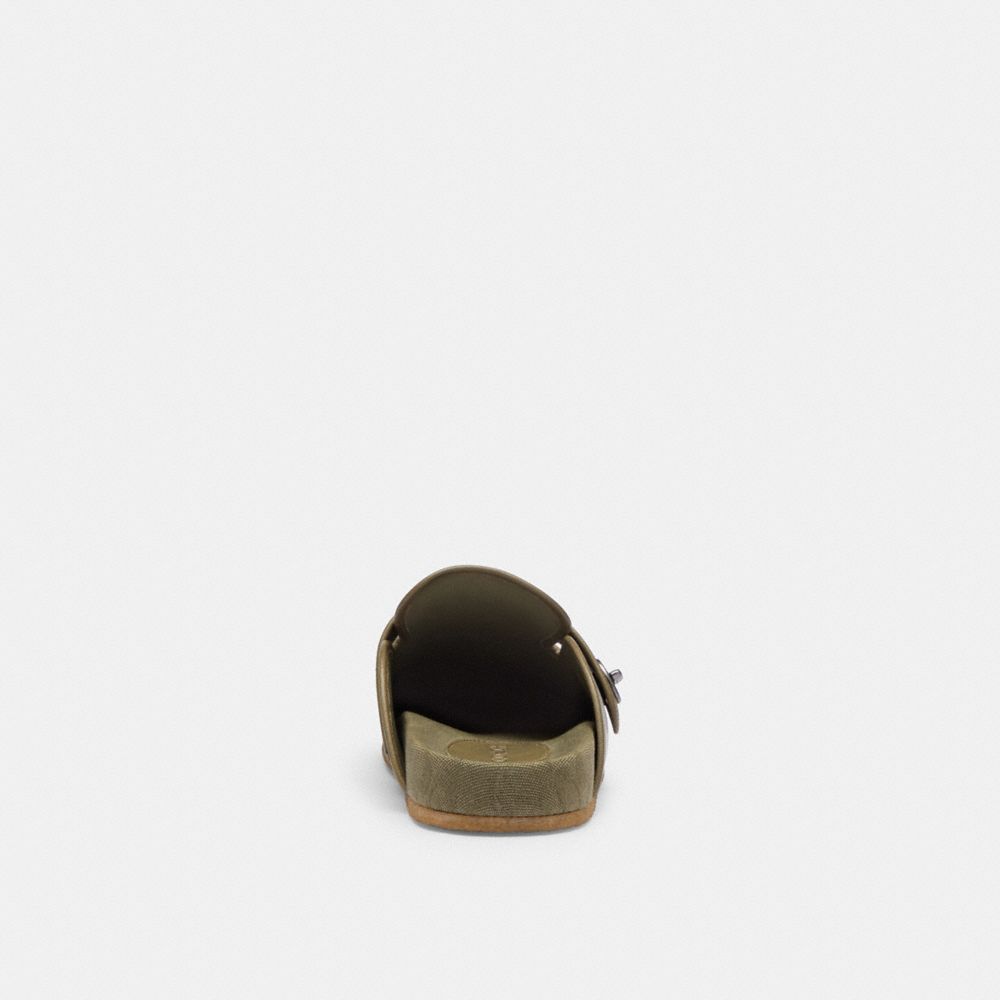 Coach Blake Clog With Signature Canvas Jacquard Verdes | COH866845