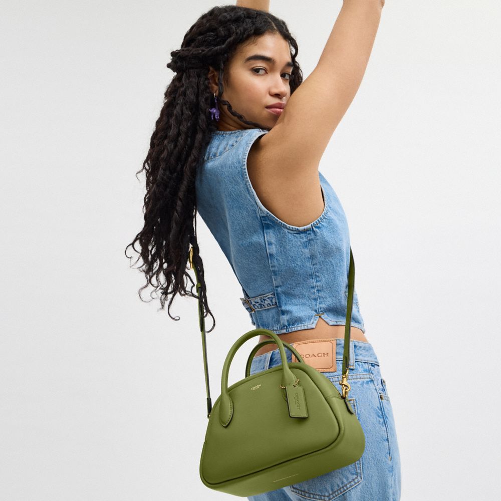 Coach Borough Bowling Bag Luz Verdes | COH865121