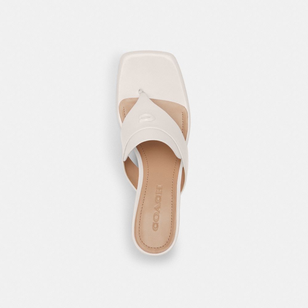 Coach Bree Sandal Branco | COH865853