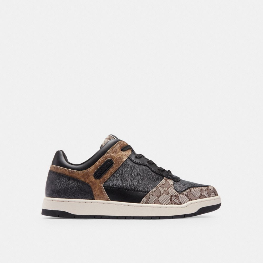 Coach C201 Sneaker In Signature Pretas | COH866805