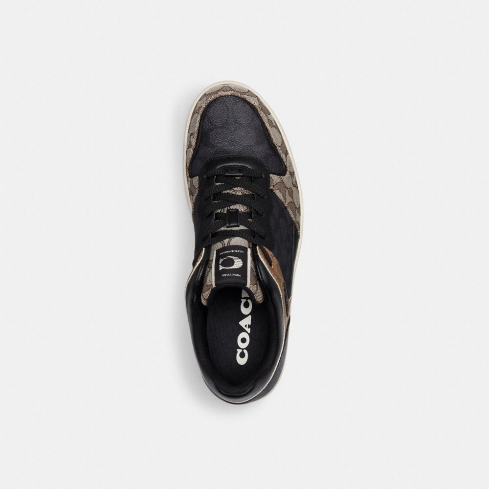 Coach C201 Sneaker In Signature Pretas | COH866805