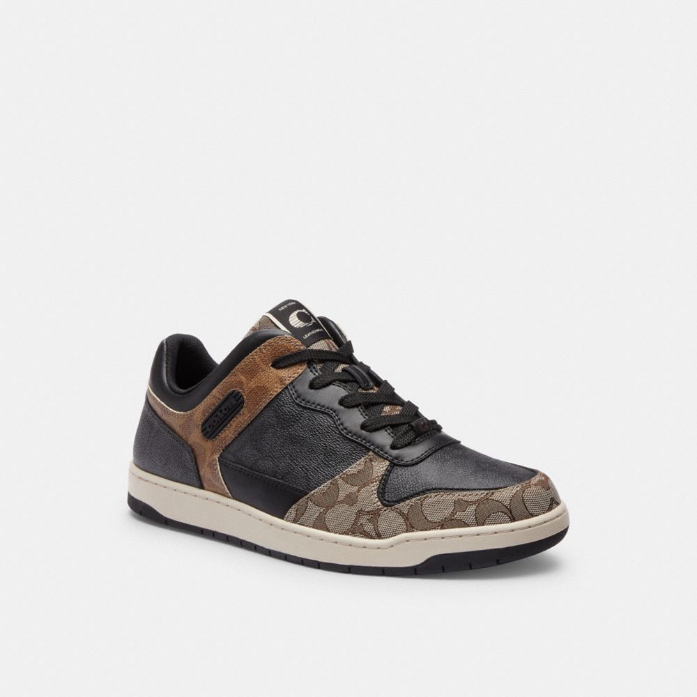 Coach C201 Sneaker In Signature Pretas | COH866805