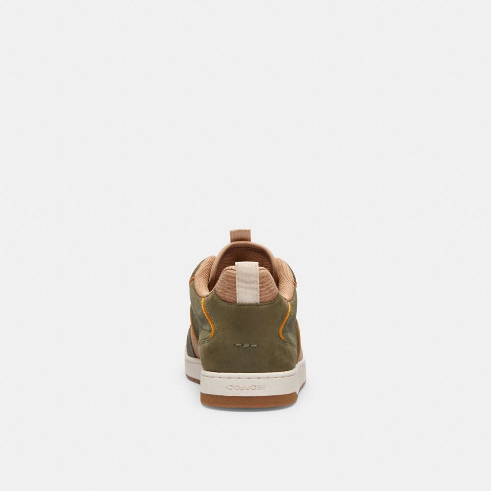 Coach C203 Sneaker In Signature Canvas Verdes | COH866779