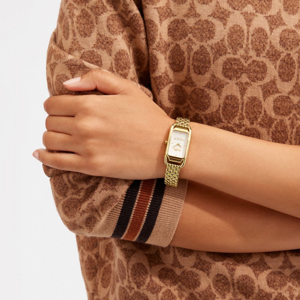 Coach Cadie Watch, 20 Mm X 32.5 Mm Douradas | COH866269