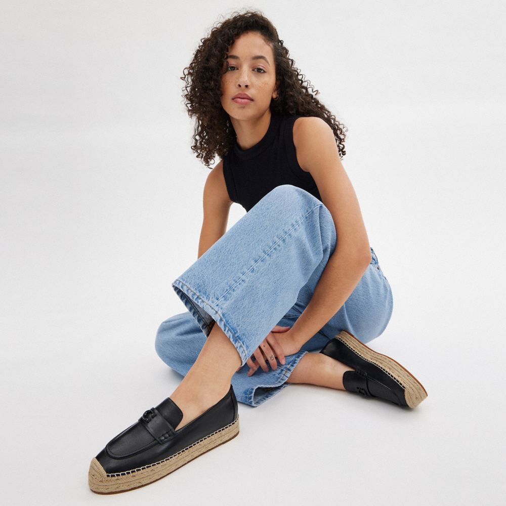 Coach Camilla Espadrille Pretas | COH865769