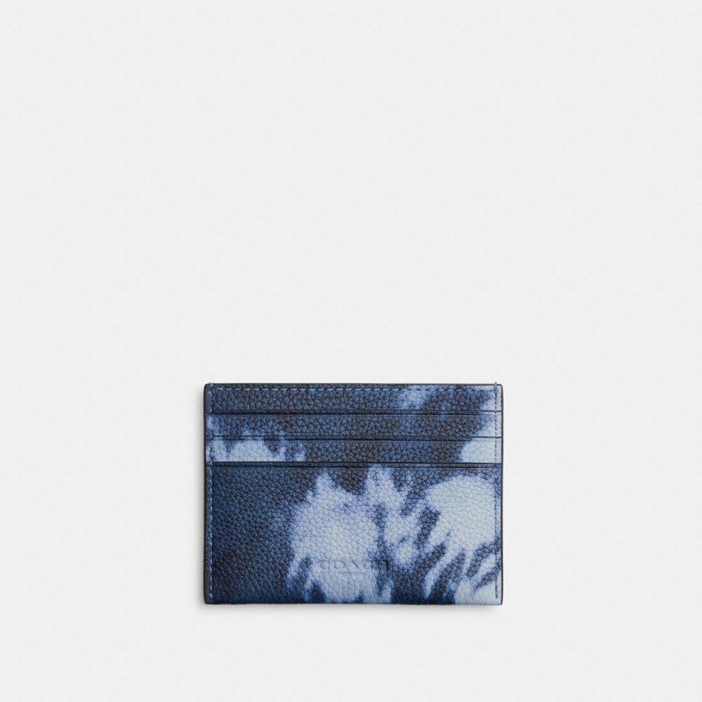 Coach Card Case With Tie Dye Print Azul Marinho Multicoloridas | COH866774