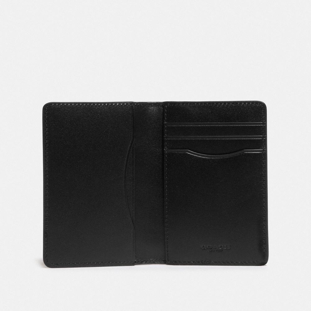Coach Card Wallet In Signature Canvas Cinzentas Pretas | COH866705