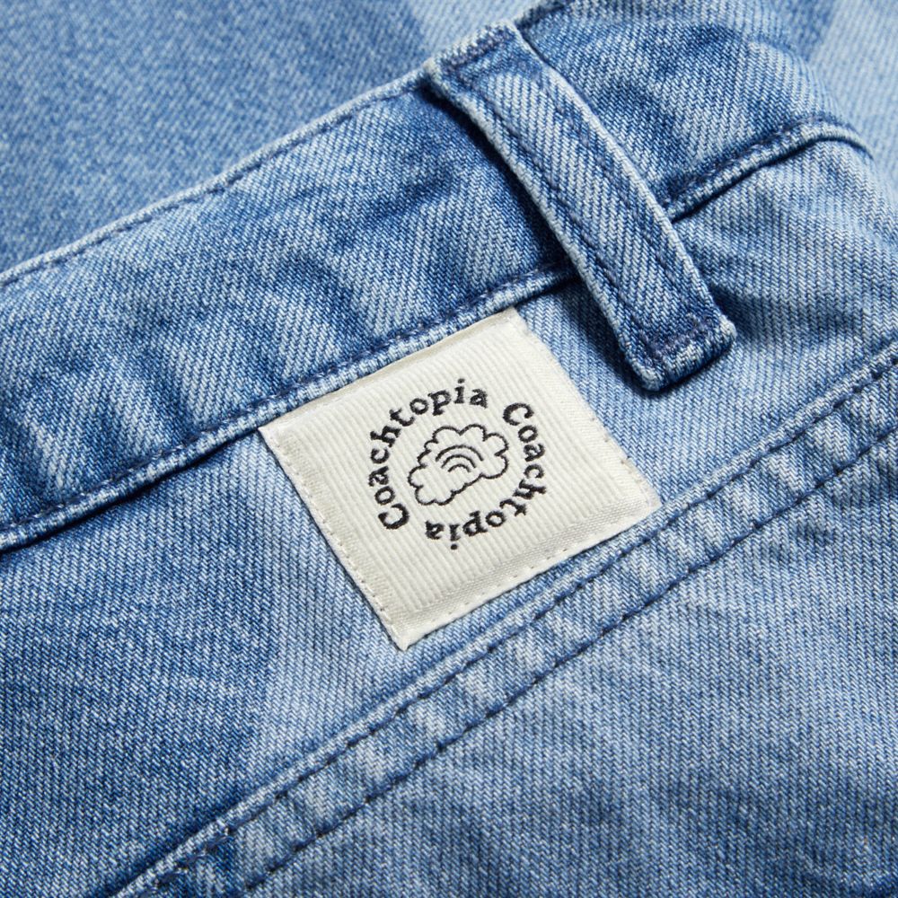 Coach Cargo Pants In Wavy Wash Azuis | COH866939