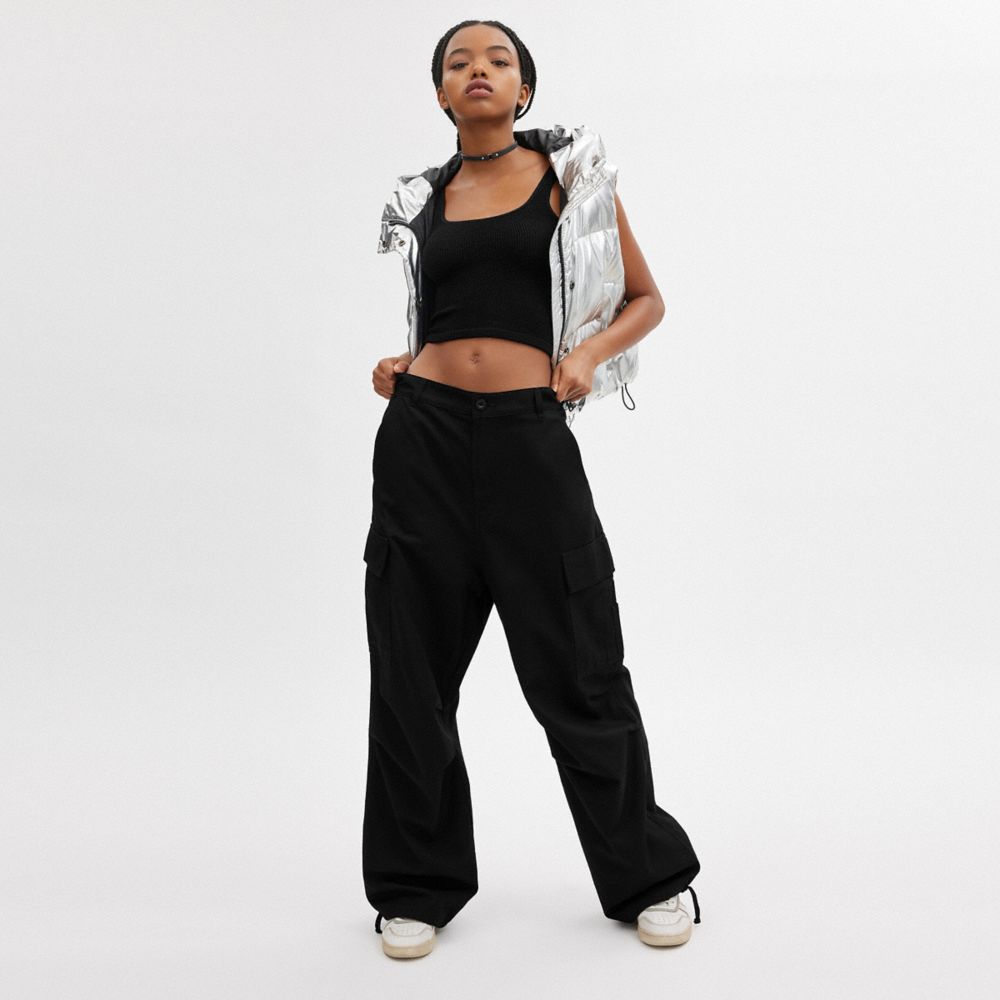 Coach Cargo Pants Pretas | COH866952