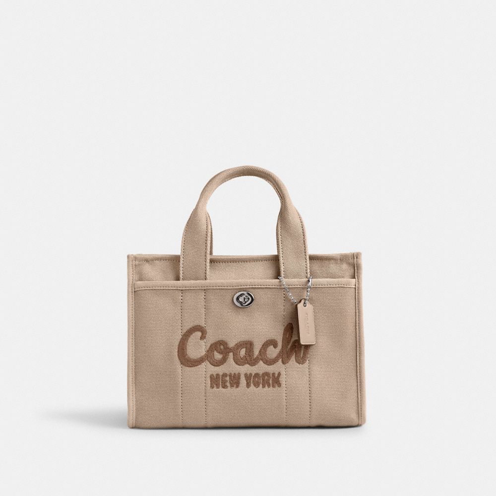 Coach Cargo Tote Bag 26 Prateadas Bege Escuro | COH865049