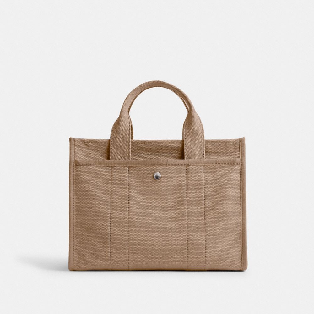 Coach Cargo Tote Prateadas Bege Escuro | COH865055