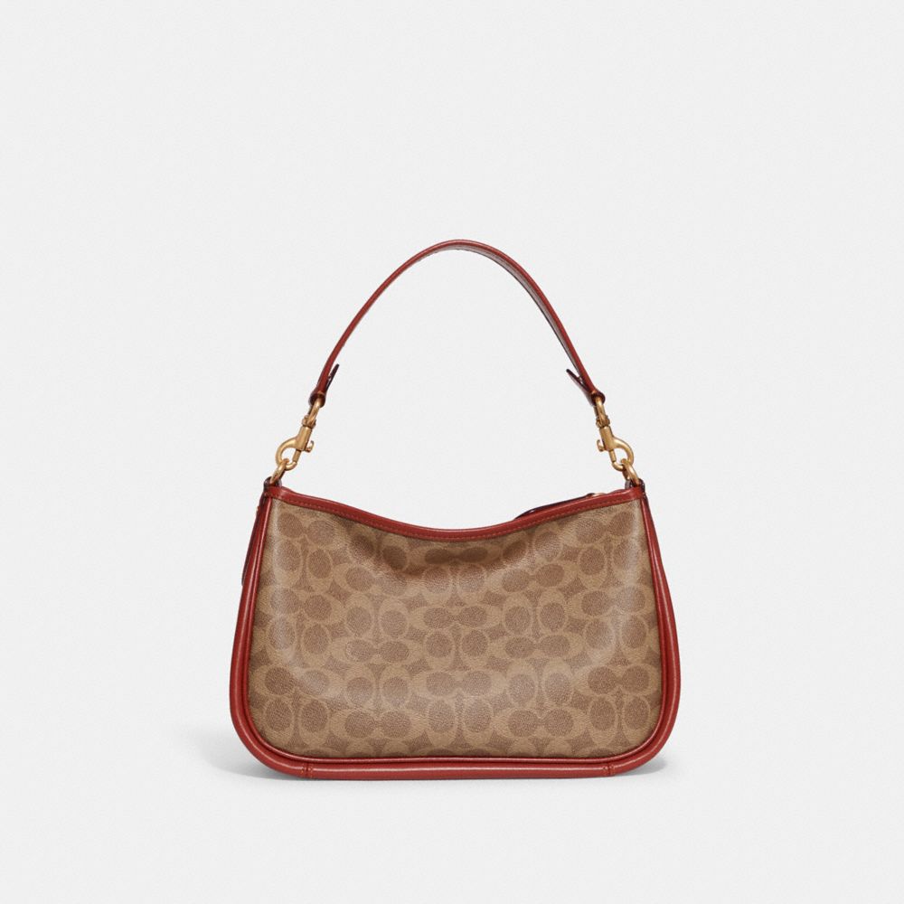 Coach Cary Crossbody Bag In Signature Canvas Marrom Vermelhas | COH865354