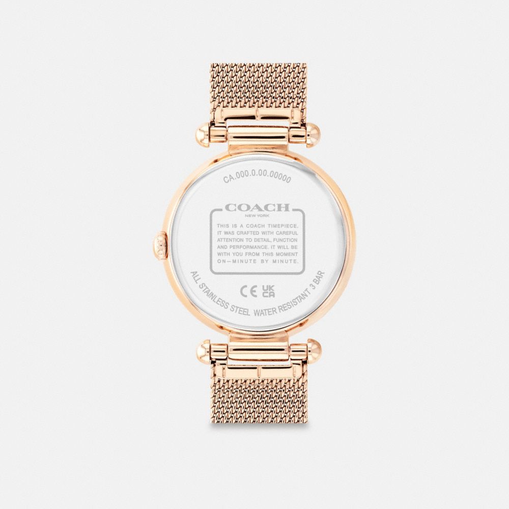 Coach Cary Watch, 34 Mm Rosa Douradas | COH866244