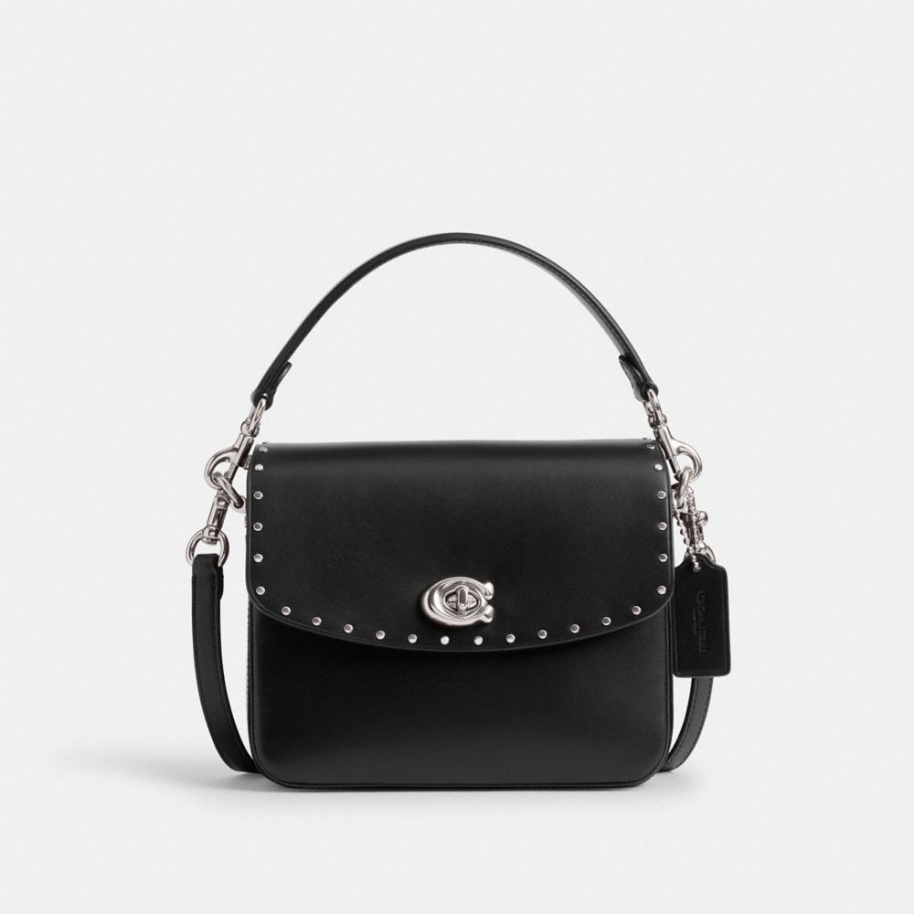 Coach Cassie Crossbody Bag 19 With Rivets Prateadas Pretas | COH865388