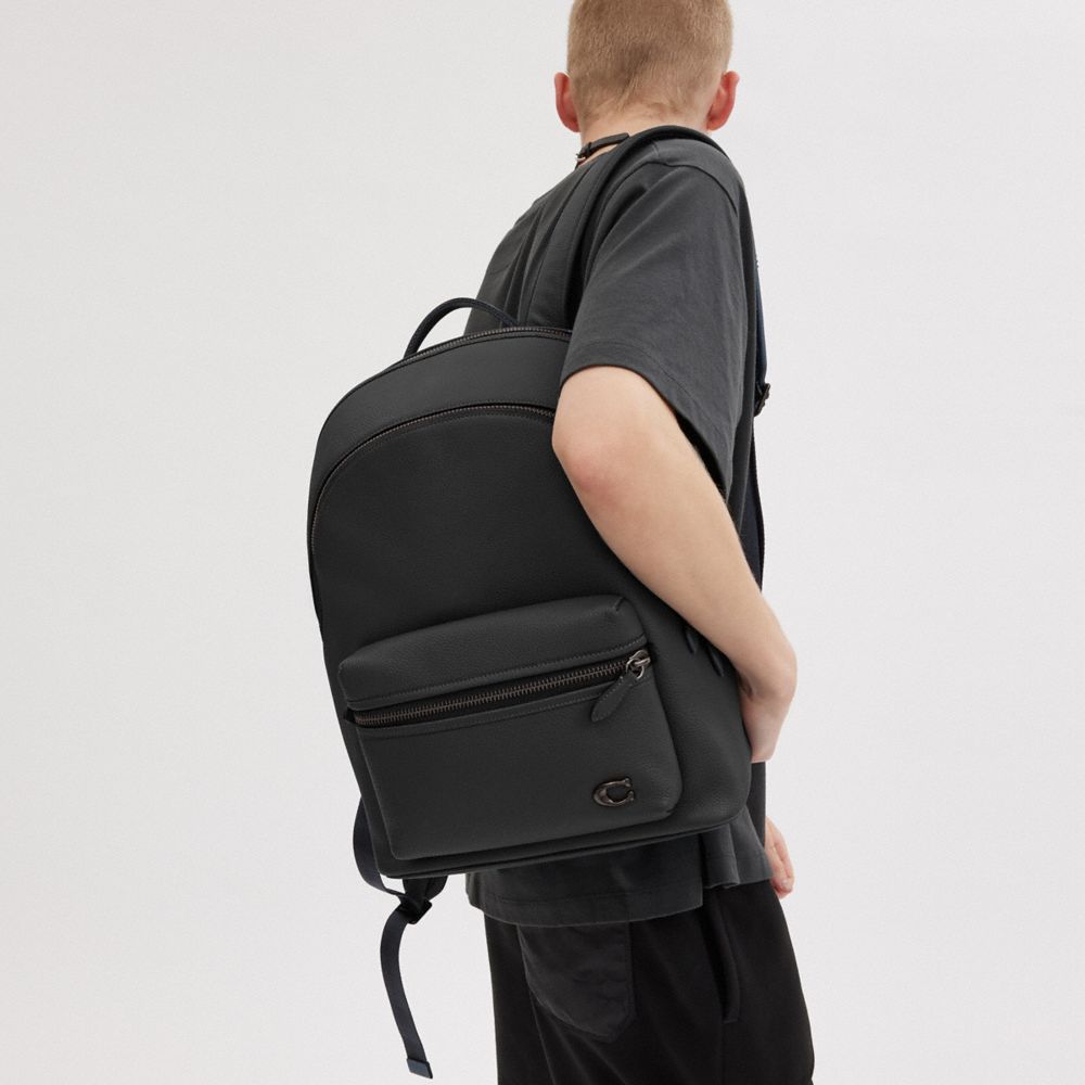 Coach Charter Backpack Pretas | COH865472