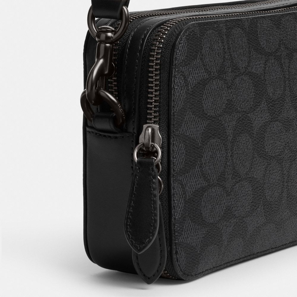 Coach Charter Crossbody 19 In Signature Canvas Cinzentas | COH866601