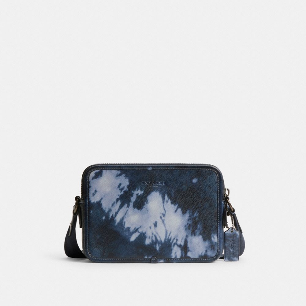 Coach Charter Crossbody Bag 24 With Tie Dye Print Azul Marinho Multicoloridas | COH866618