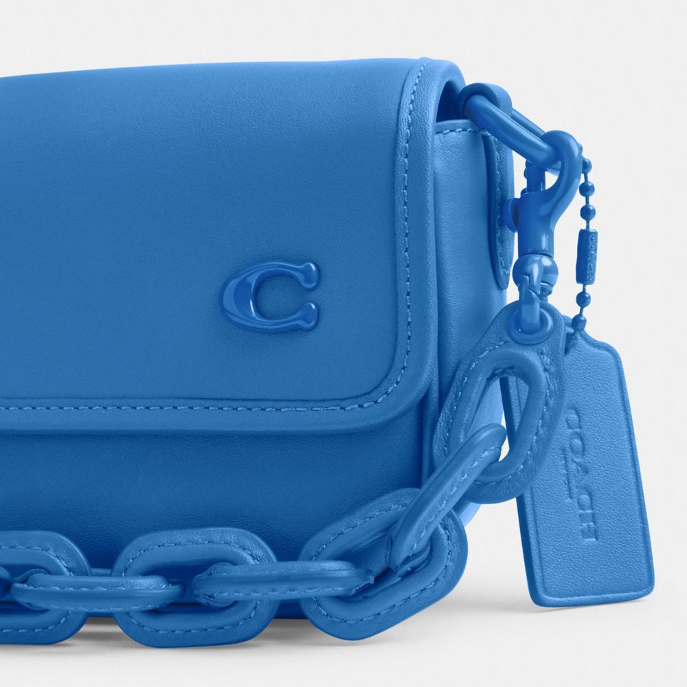 Coach Charter Flap Crossbody 18 Azuis | COH866568