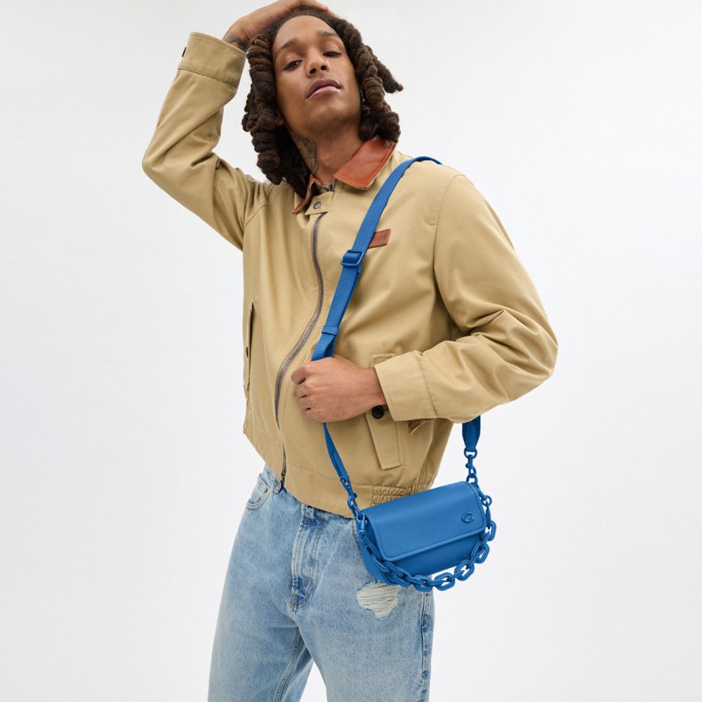 Coach Charter Flap Crossbody 18 Azuis | COH866568