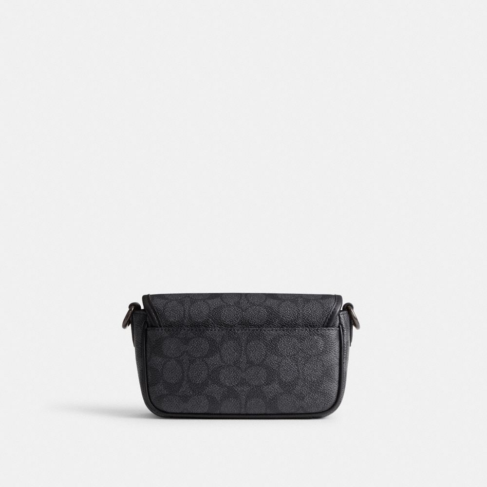 Coach Charter Flap Crossbody 18 In Signature Canvas Cinzentas | COH866610