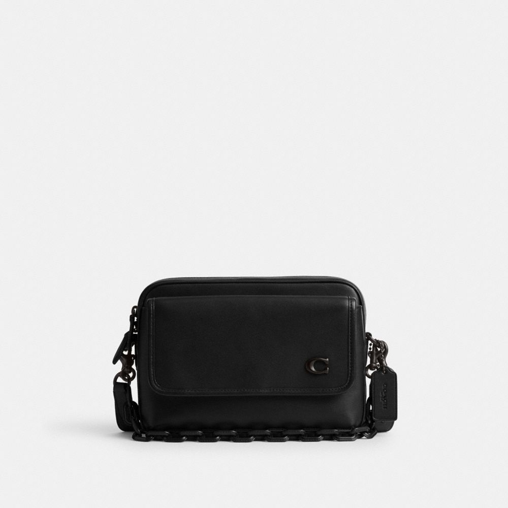Coach Charter Flap Crossbody 24 Pretas | COH866613