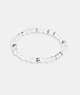 Coach Clear Quartz Beaded Disk Bracelet Prateadas | COH867025