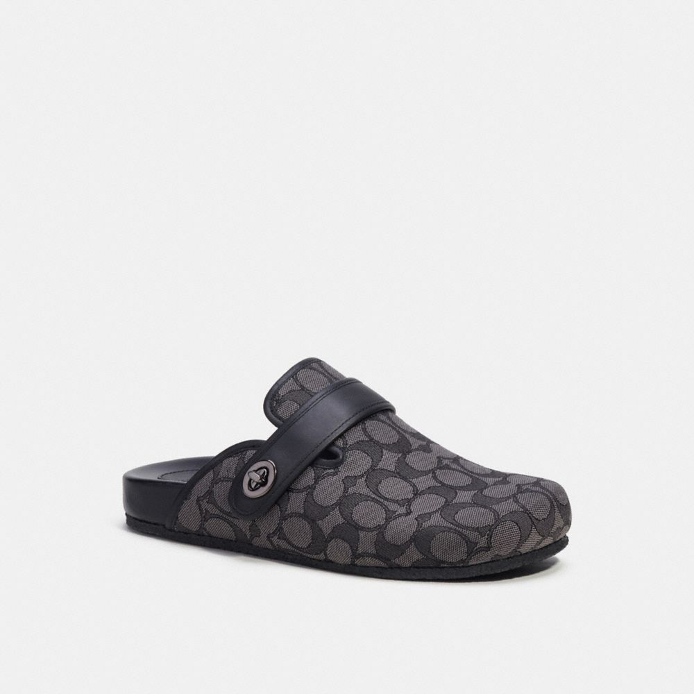 Coach Clog In Signature Jacquard Cinzentas Pretas | COH866843