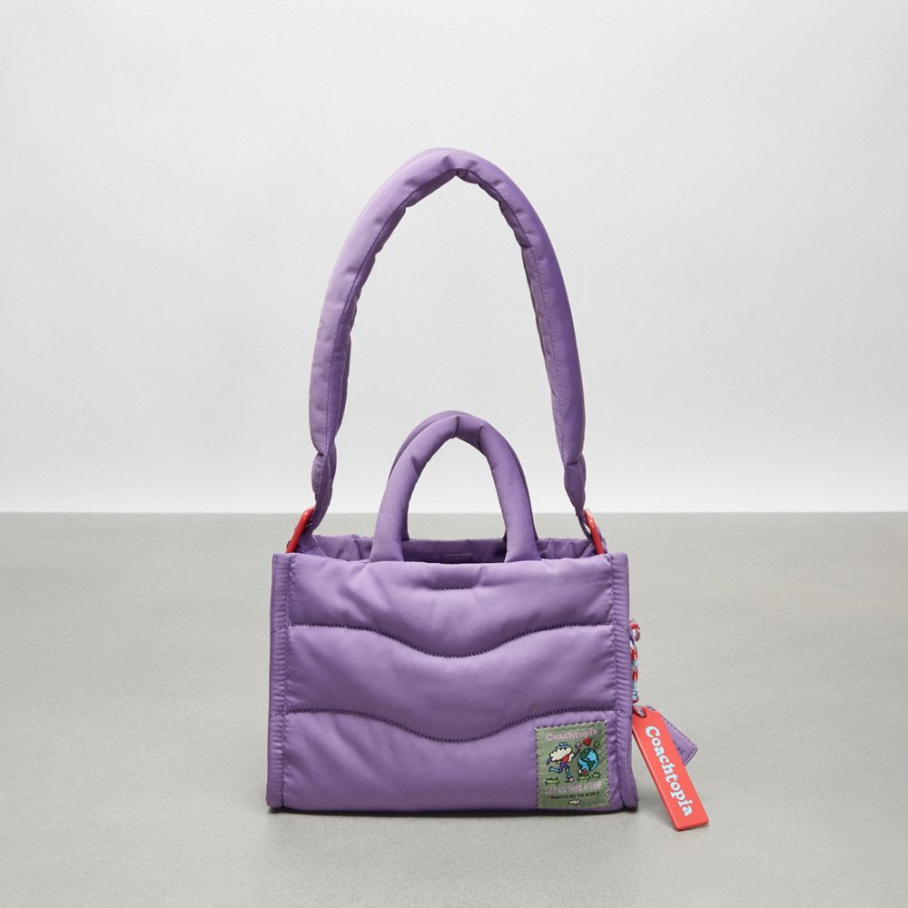 Coach Coachtopia Loop Mini Puffy Tote Roxo | COH865010