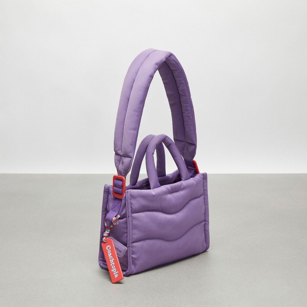 Coach Coachtopia Loop Mini Puffy Tote Roxo | COH865010