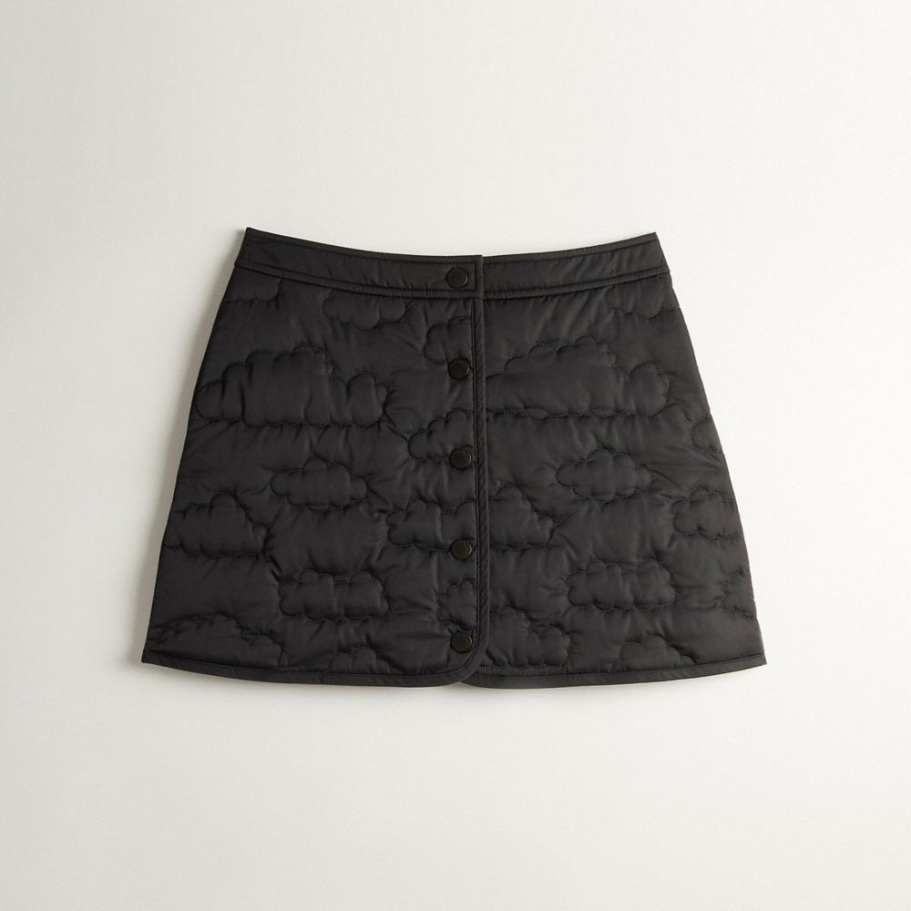 Coach Coachtopia Loop Quilted Cloud Skirt Pretas | COH866025