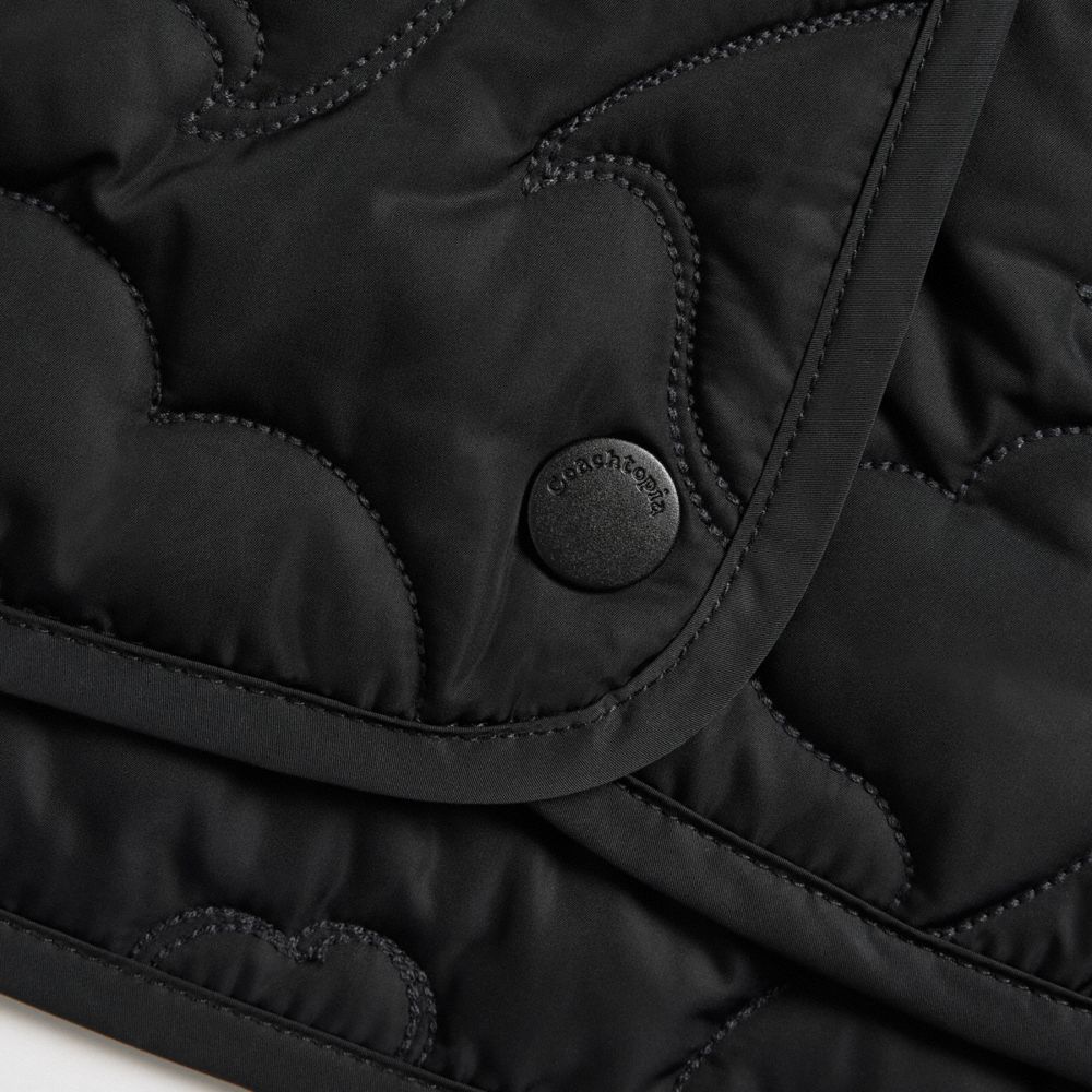 Coach Coachtopia Loop Quilted Heart Mini Skirt Pretas | COH866024