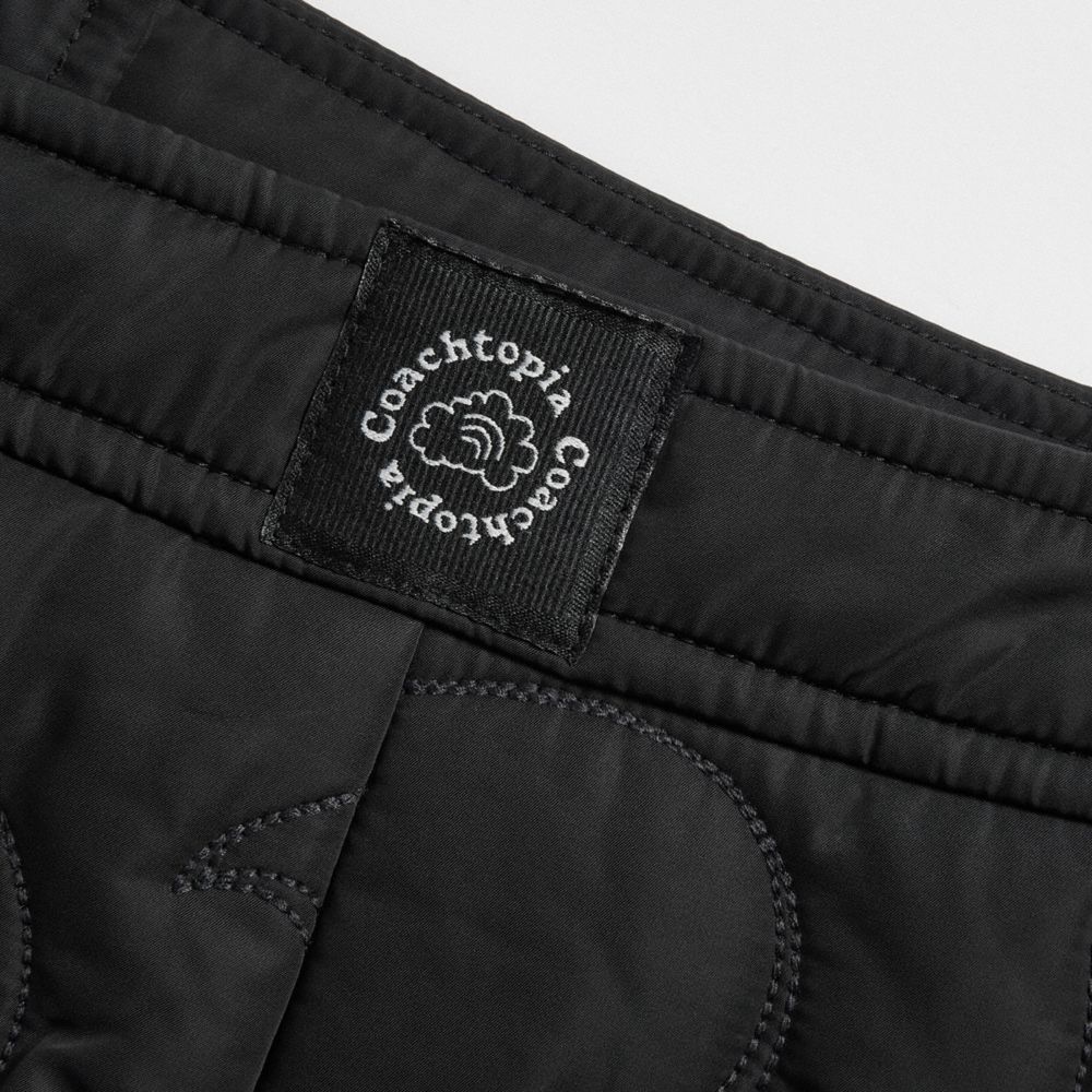 Coach Coachtopia Loop Quilted Heart Mini Skirt Pretas | COH866024