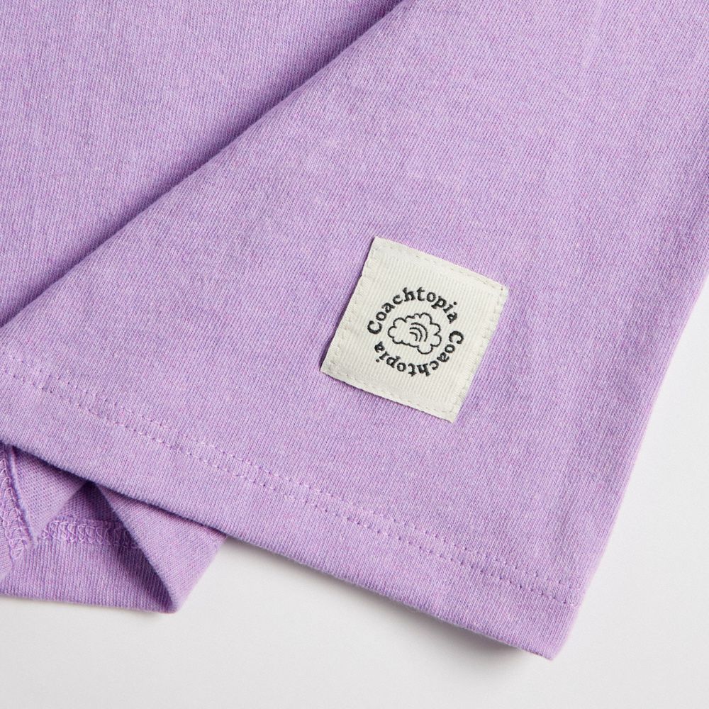 Coach Cropped Tee: Best Friends Bunny Roxo Multicoloridas | COH865971