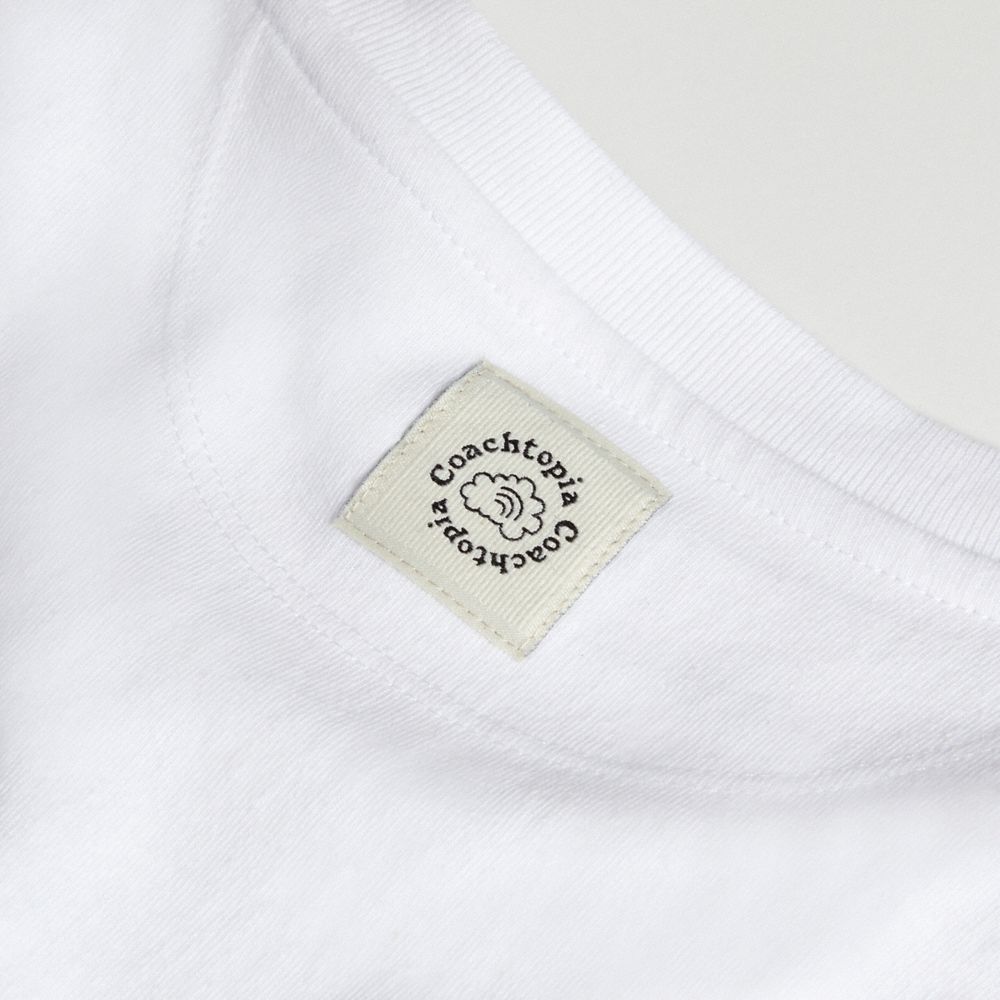 Coach Cropped Tee: Cherry Bow Branco | COH865974