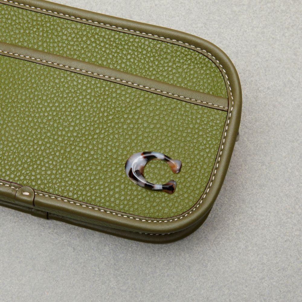 Coach Crossbody Convertible Belt Bag In Coachtopia Leather Verde Oliva Verdes | COH866673