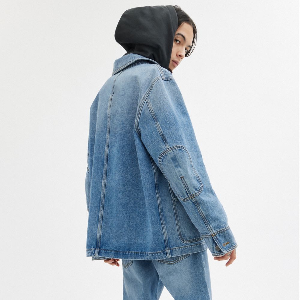 Coach Denim Chore Jacket Luz Azul Claro | COH866864