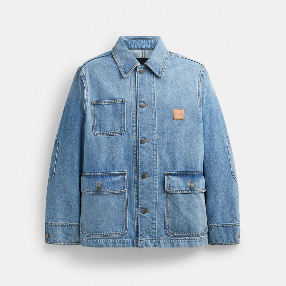 Coach Denim Chore Jacket Luz Azul Claro | COH866864
