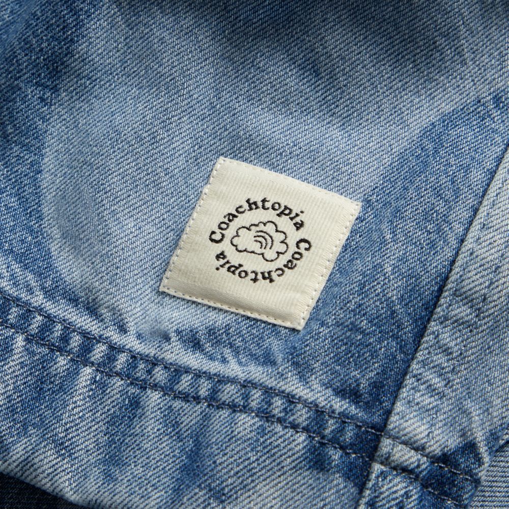 Coach Denim Jacket In Wavy Wash Azuis Multicoloridas | COH865926