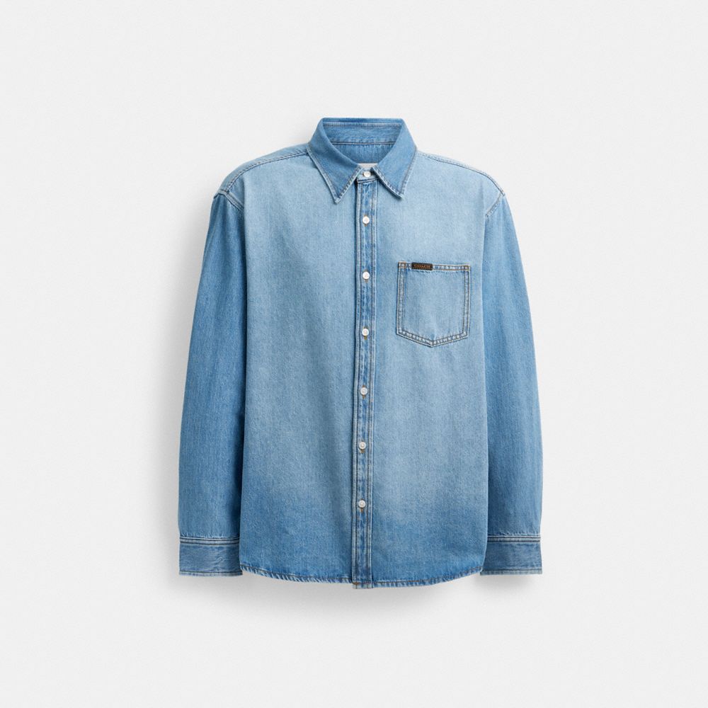 Coach Denim Shirt Luz Azul Claro | COH866918