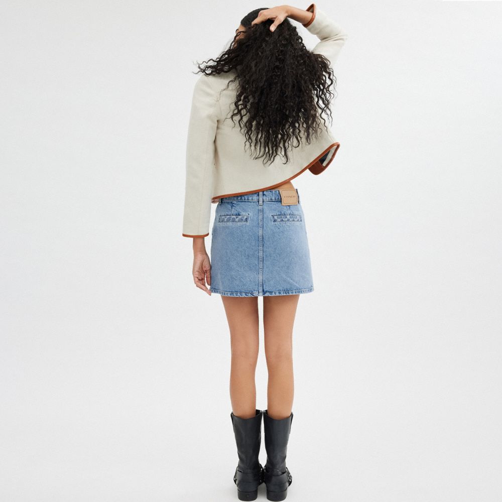 Coach Denim Skirt Azuis | COH866037