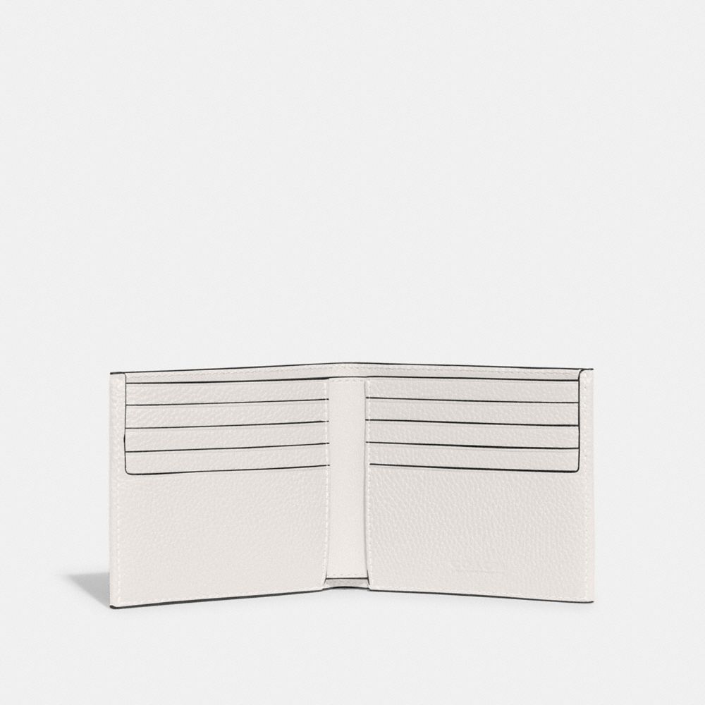 Coach Double Billfold Wallet Branco | COH866699
