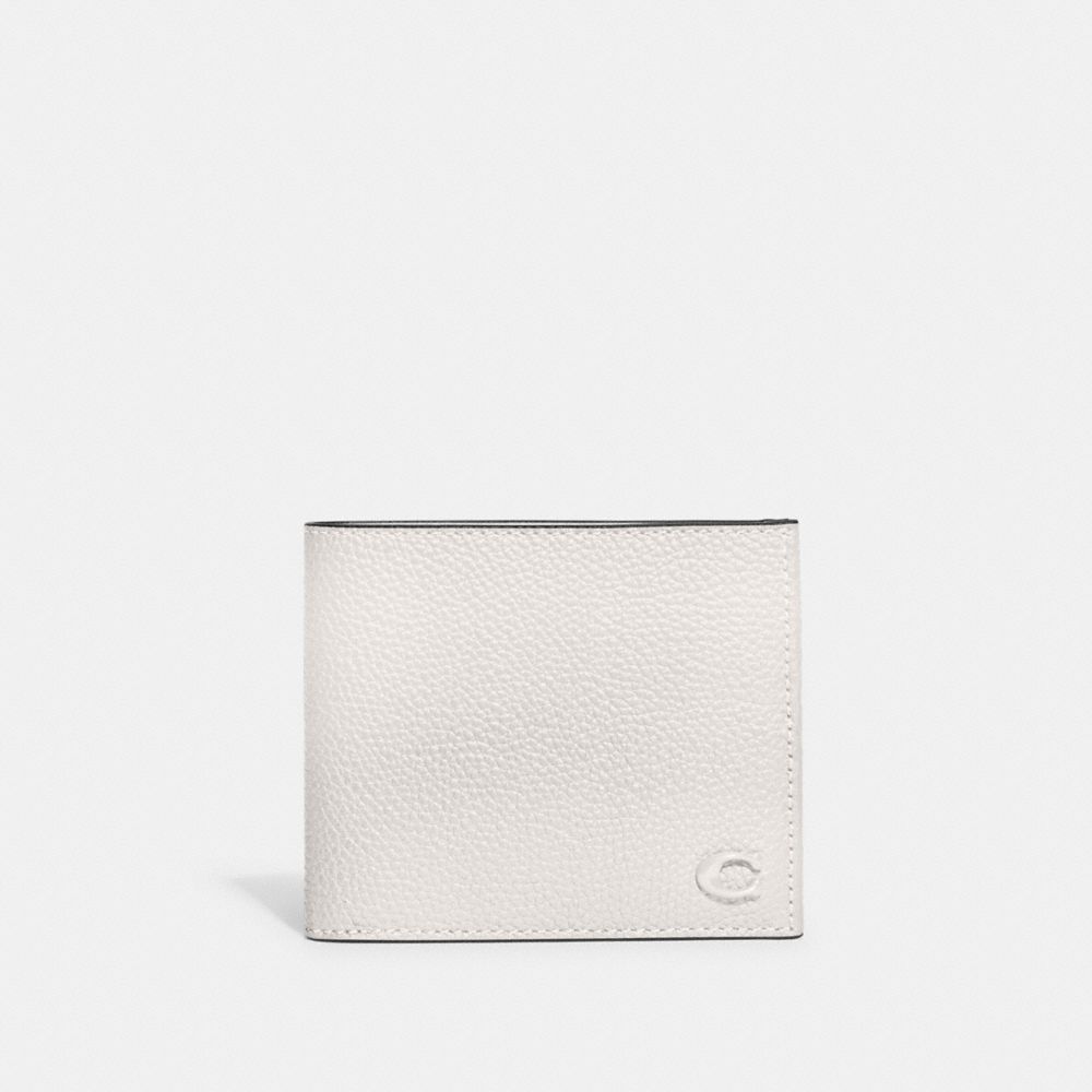 Coach Double Billfold Wallet Branco | COH866699