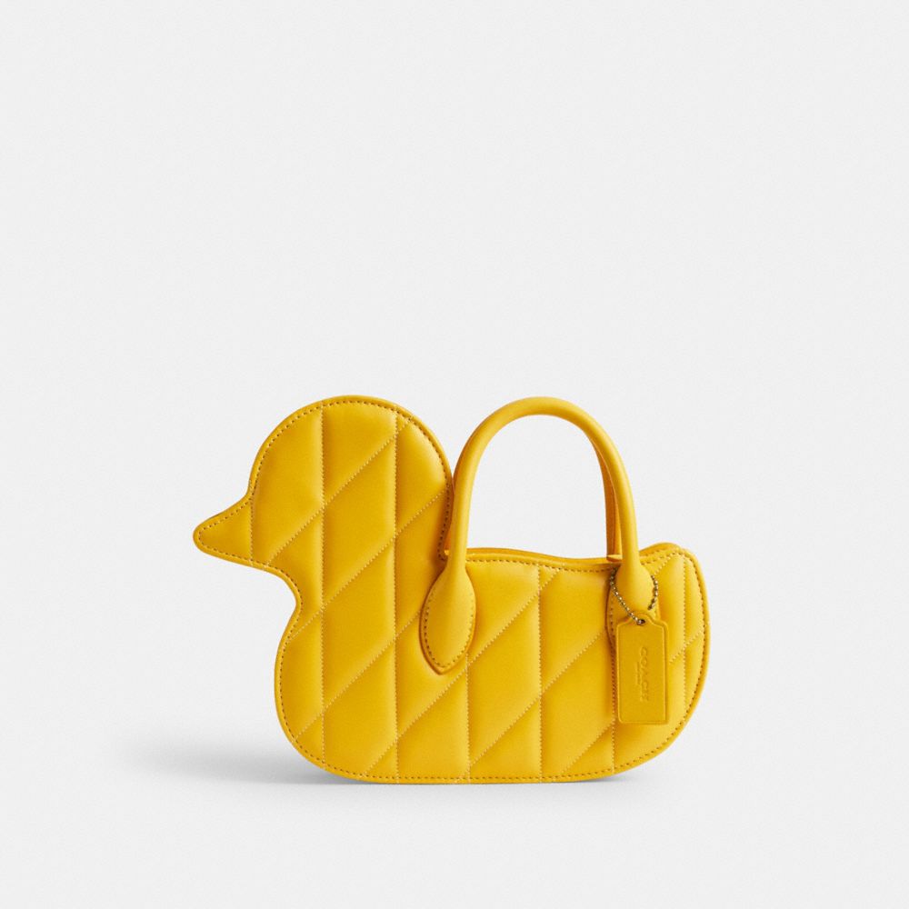Coach Duck Bag With Quilting Amarelas | COH864913