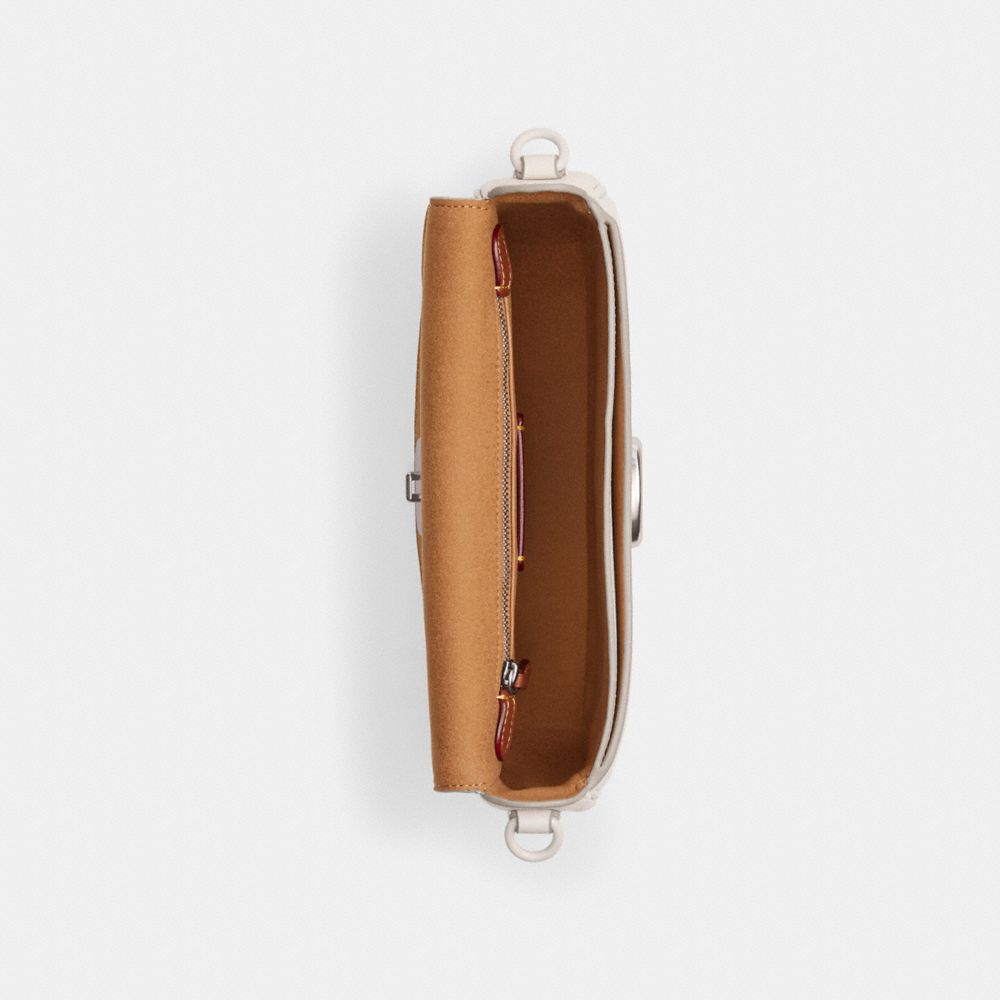 Coach Emmy Saddle Bag 23 Prateadas | COH864819